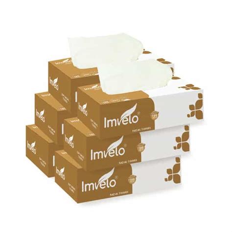 Buy IMVELO ULTRA SOFT 2 PLY FACIAL TISSUES BOX | PACK OF 6 - (100 PULLS ...