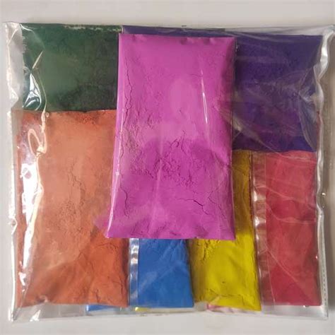 AspKom Holi Colours, Gulal, Pakka Rang Holi Color Powder Pack of 7 ...