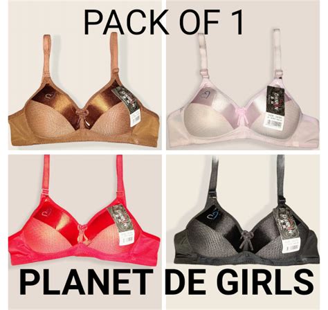 Paded Bra Comfortable Paded Bra By Planet De Girls Assorted Colors ...
