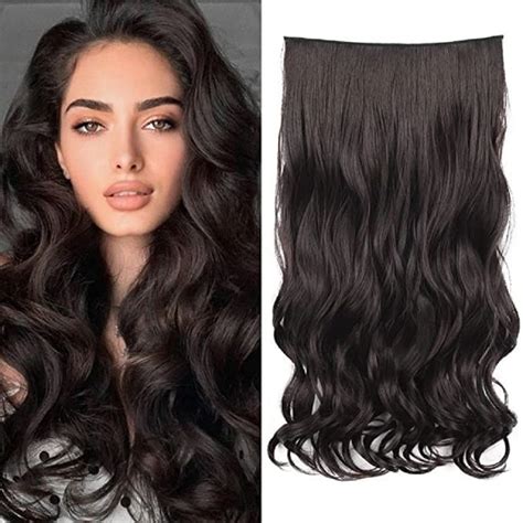 Buy Bronson Professional Hair Extension & Wigs Wavy Curly 24 Inch Clip ...