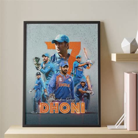 MS Dhoni's 41-Birthday memories frame - Vignette Store