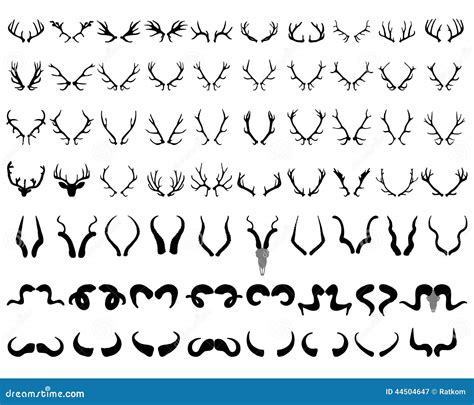 Horns stock illustration. Illustration of shaman, nature - 44504647