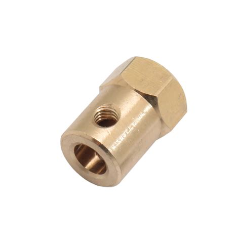 6mm Hex Drive Short Coupling High-Torque 18mm Length Wheel Coupling ...