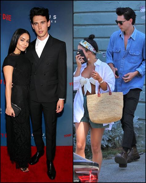 Vanessa Hudgens flashes cleavage as she steps out with Austin Butler ...