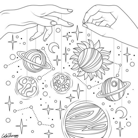 Printable Aesthetic Coloring Pages - Free coloring pages to print