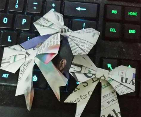 Image result for Origami Bow Tutorial