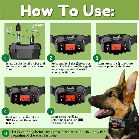 Buy Pawious GPS Dog Fence Training Collar - Wireless Pet Containment ...
