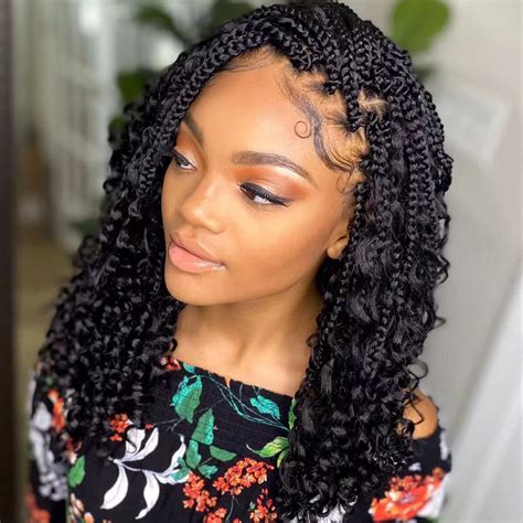 Buy Dorsanee Boho Box Braids Crochet Hair for Black Women 10 Inch ...
