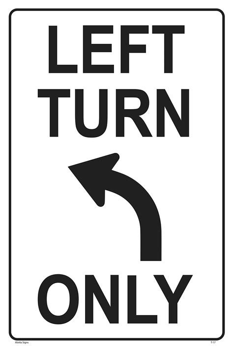 Turn Left Sign 的图像结果