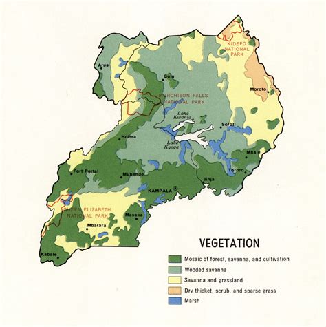 Jungle Maps Map Of Africa Vegetation Zones