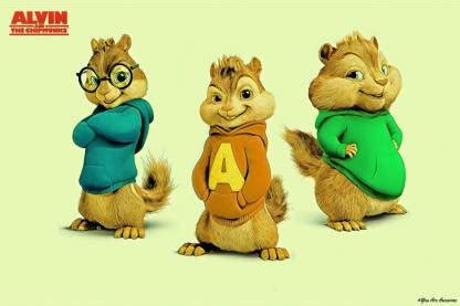 YAA - Alvin and The Chipmunks Cool Art Effect Movie Poster ...