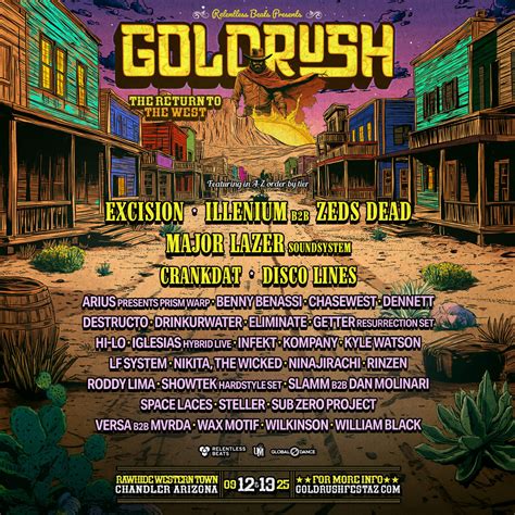 Goldrush 2025 Returns to the West — Your Lineup is Here | Relentless Beats