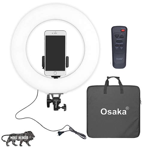 Osaka 18 Inches LED Ring Light 65W with Adjustable Color Temperature ...