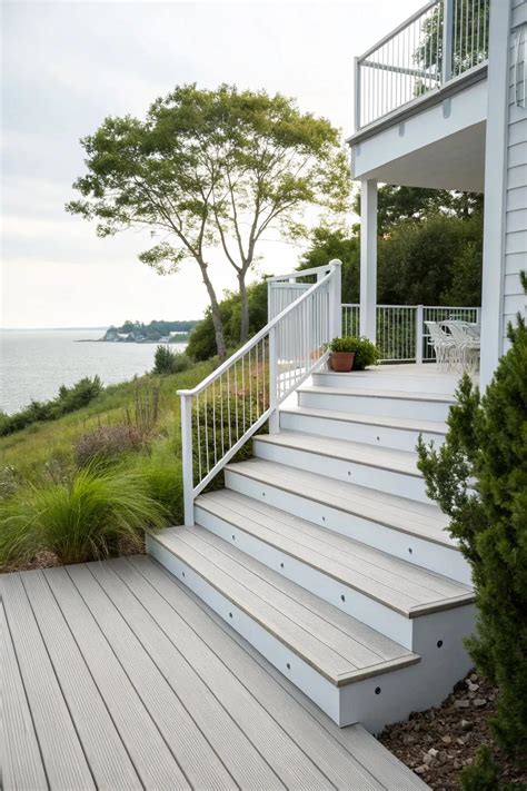 11+ Stylish Ideas for Composite Deck Stairs