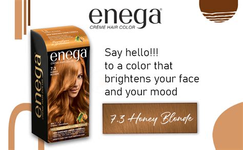 Enega No Ammonia Grey Coverage Long Lasting Creme Hair Color With Argan ...