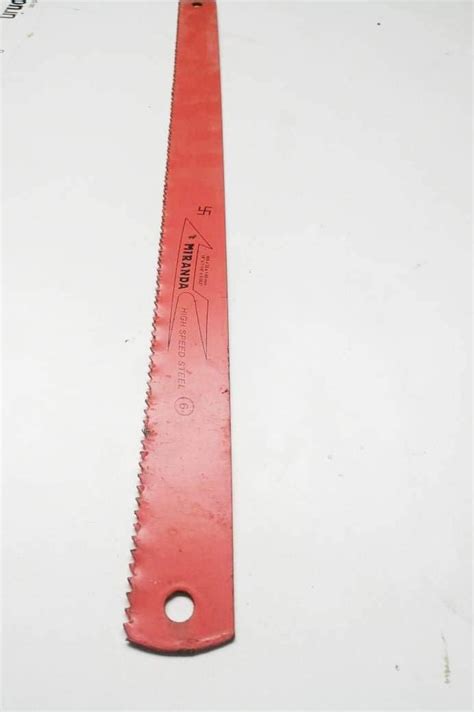 MIRANDA HSS Hand Hacksaw Steel Blades (300 X 12.5 X 0.63 mm, Orange ...