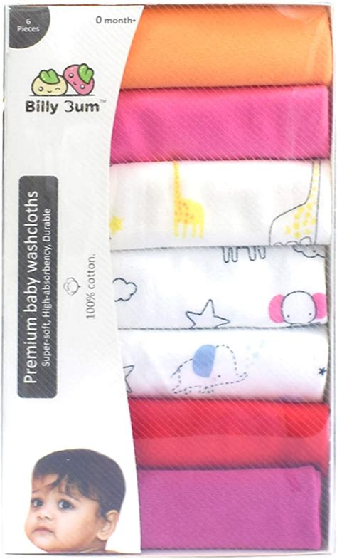 Buy Billy Bum Washcloth for New Born 100% Hosiery Cotton/Reusable Extra ...