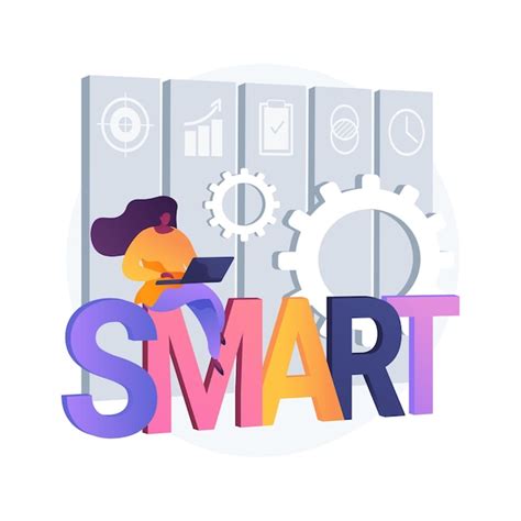 SMART Objectives абстрактная концепция иллюстрации | Бесплатный вектор