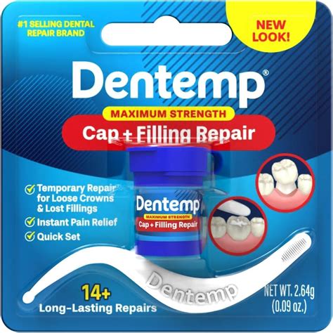 Dentemp O.S. One Step Filling Dental Repair Material Maximum Hold, 1 ...