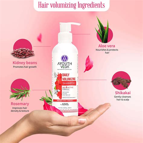 Buy AYOUTHVEDA DAILY VOLUMINIZING SHAMPOO Online & Get Upto 60% OFF at ...