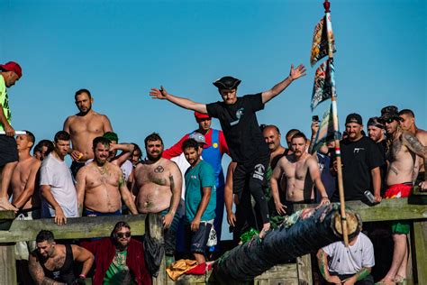 Watch: Gloucester's greasy pole contest for 2024