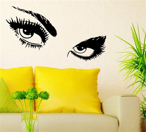 Decals Design 'Girl's Eyes' Wall Sticker (PVC Vinyl, 50 cm x 70 cm x 1 ...