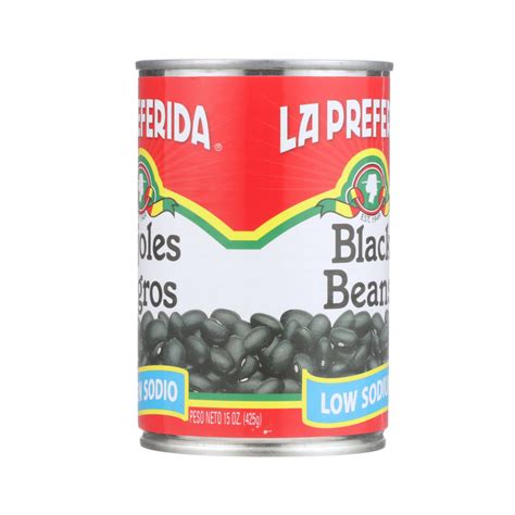 Low Sodium Black Beans – La Preferida
