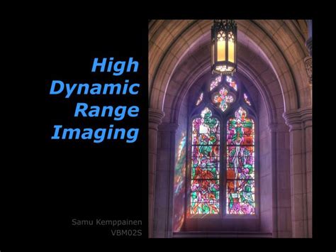 Image result for High Dynamic Range Tutorial