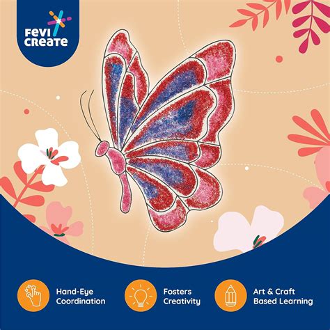 PIDILITE, Art Kit - FEVICREATE | Sand Art Butterflies. – OXFORD stationers