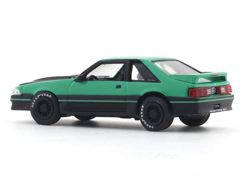 1987 Ford Mustang GT green 1:64 M2 Machines licensed diecast scale ...