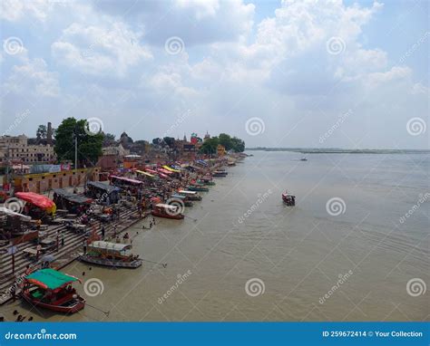 Triveni Sangam Prayagraj,Up Editorial Stock Image - Image of meet, place: 259672414