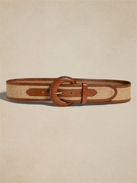 Riviera Linen + Leather Belt | Banana Republic in 2024 | Belts for ...