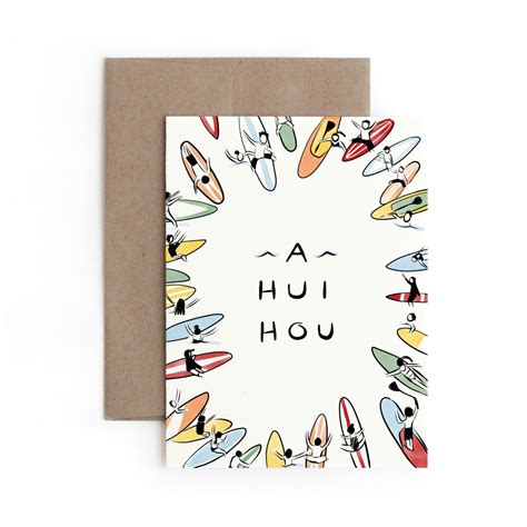 A Hui Hou Greeting Card / Sympathy / Made in Hawaii - Etsy