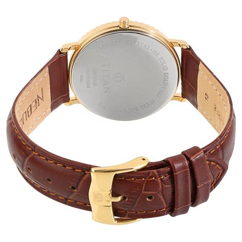 Buy Online Titan Nebula Quartz Analog 18 Karat Solid Gold Watch for Men ...