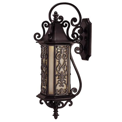 6-Light 33.75-in Como Black W/Gold Outdoor Wall Light in the Outdoor ...