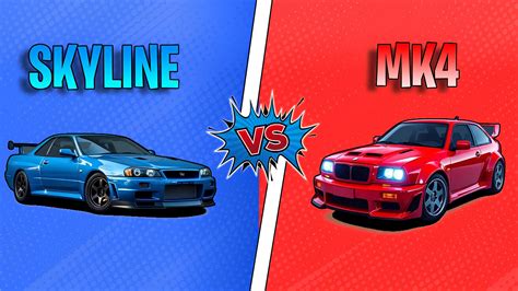 SUPRA MK4 VS SKYLINE R34 (RED VS BLUE) 6068-7083-7064 by echo_za - Fortnite