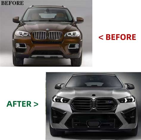 X6 E71 2006-2013 To G06 Lci X6m F96 Upgrade Facelift Conversion Bodykit ...