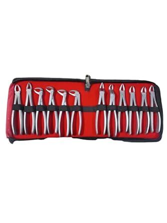 IMPERIAL DENTAL Extraction Forcep Kit of 12 Pcs : Amazon.in: Health ...