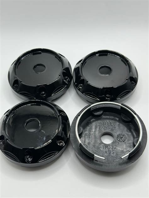 64mm Gloss Black Color 4 Pcs Car Wheel Center Caps, Universal Center Wheel Caps, No Logo Wheel ...