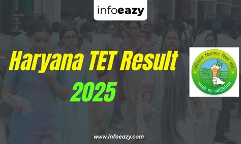 Haryana TET Result 2025 Out, Download Link, Minimum Qualifying Marks