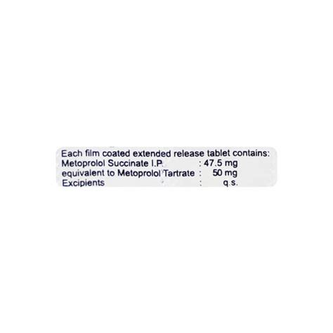 Metopot 50 MG Tablet (10): Uses, Side Effects, Price & Dosage | PharmEasy
