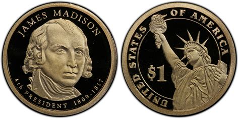 Images of Presidential Dollars 2007-S $1 James Madison, DCAM - PCGS ...