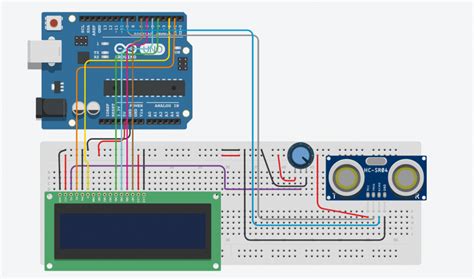 Distance LCD Arduino 的图像结果