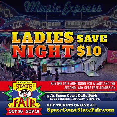 LADIES NIGHT! Space Coast State Fair at Space Coast Daily Park in Viera ...