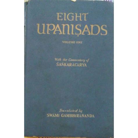Eight Upanishads by Swami Gamhirananda – Inspire Bookspace