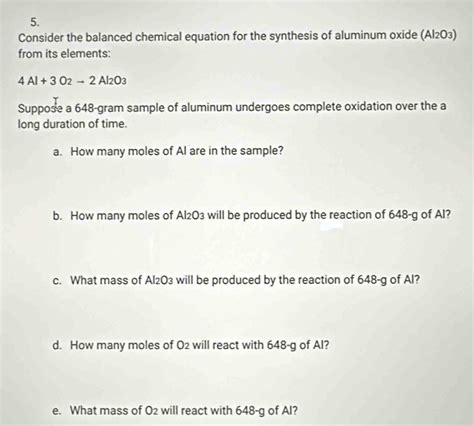 Image result for Al O2 Balanced Equation