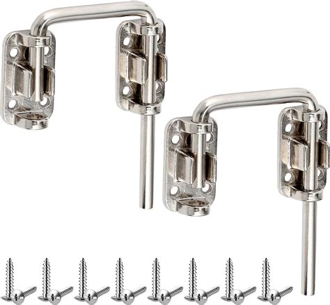 Amazon.com: 2 Pcs Patio Sliding Door Loop Lock Latch 2 in. Safe Secure ...