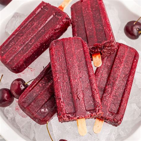 Cherry Pineapple Popsicles - Desserts On A Dime