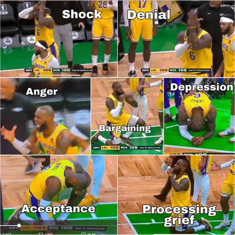 Seven stages of Grief : r/Nbamemes