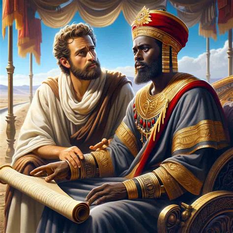 Philip and the Ethiopian Eunuch in Acts 8:26-40